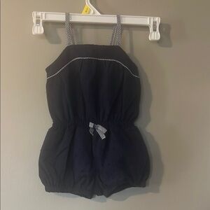 Navy Blue Kids Romper